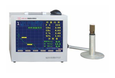 Iron-water carbon/silicone tester